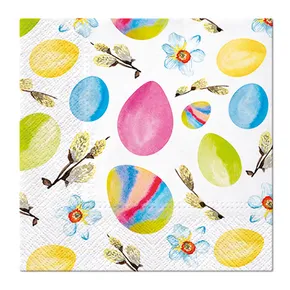 Chusteczki PAW L 33x33cm Daffodills Easter